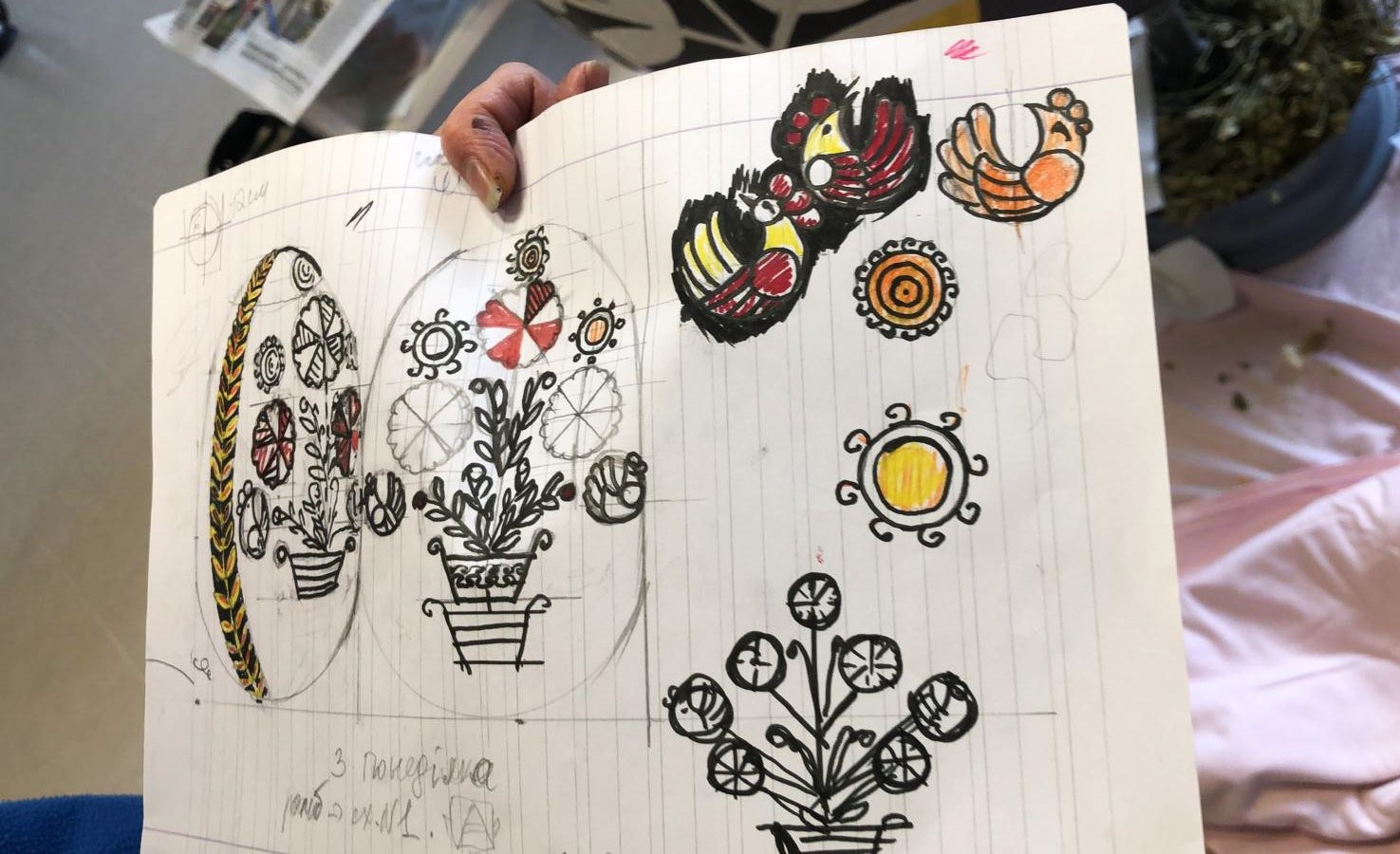 Ескіз дизайну писанки